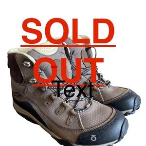 Oboz Women's Juniper Mid B-Dry Waterproof Leather Hiking Boots, Mocha, Size 9